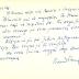Επιστολική κάρτα του Samuel Baud-Bovy προς τη Δέσποινα Μαζαράκη. Συμπεριλαμβάνονται δύο σελίδες με χειρόγραφες διορθώσεις – παρατηρήσεις του Baud-Bovy σε δακτυλογραφημένο κείμενο της Μαζαράκη.