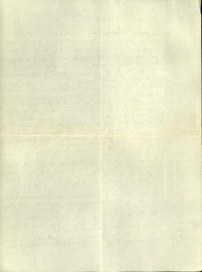 Χειρόγραφη επιστολή του Eugène Borrel προς τη Δέσποινα Μαζαράκη – συνημμένες απαντήσεις στο ερωτηματολόγιο που του είχε στείλει.