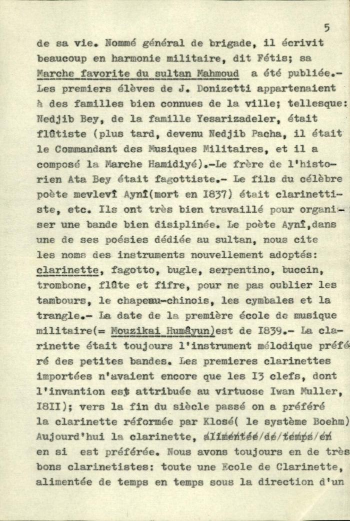 Δακτυλογραφημένη επιστολή του Mahmut R. Gazimihal προς τη Δέσποινα Μαζαράκη